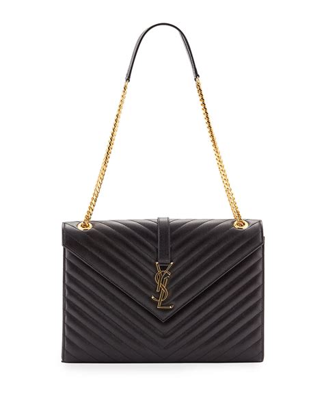 ysl large monogram saint laurent envelope satchel suede bag|ysl st laurent handbags.